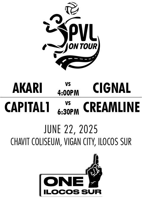 PVL ON TOUR 2025: AKARI CHARGERS vs CIGNAL HD SPIKERS | CAPITAL1 SOLAR SPIKERS vs CREAMLINE COOL SMASHERS