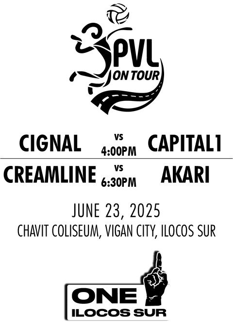 PVL ON TOUR 2025: CIGNAL HD SPIKERS vs CAPITAL1 SOLAR SPIKERS | CREAMLINE COOL SMASHERS vs AKARI CHARGERS
