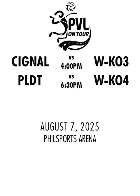 PVL ON TOUR: CIGNAL vs W-KO3 | PLDT vs W-KO4