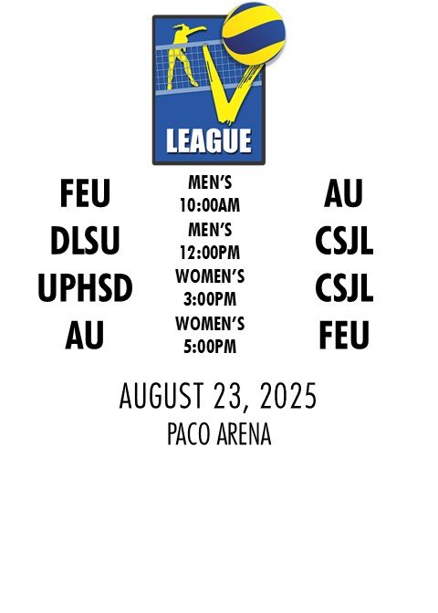 FAR EASTERN UNIVERSITY vs ARELLANO UNIVERSITY | DE LA SALLE UNIVERSITY vs COLEGIO DE SAN JUAN DE LETRAN | UNIVERSITY OF PERPETUAL HELP SYSTEM DALTA vs COLEGIO DE SAN JUAN DE LETRAN | ARELLANO UNIVERSITY vs FAR EASTERN UNIVERSITY