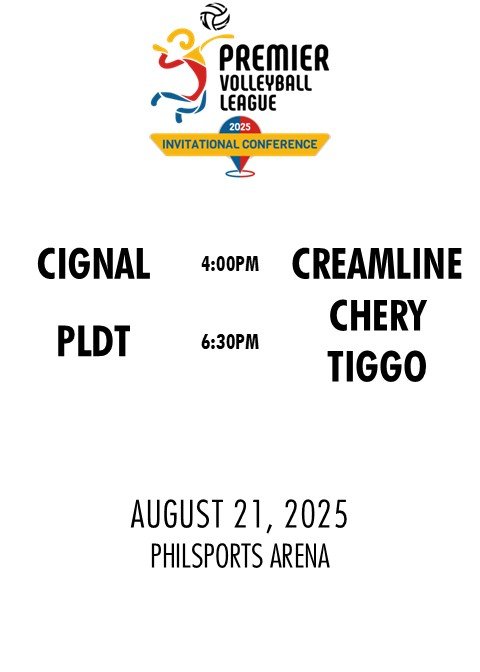 PVL INVITATIONAL: CIGNAL HD SPIKERS vs CREAMLINE COOL SMASHERS | PLDT HIGH SPEED HITTERS vs CHERY TIGGO CROSSOVERS