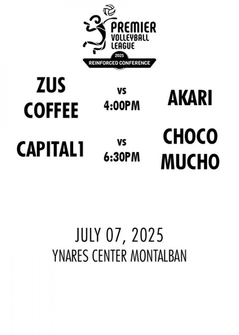 PVL REINFORCED CONFERENCE 2025: ZUS COFFEE THUNDERBELLES vs AKARI CHARGERS | CAPITAL1 SOLAR SPIKERS vs CHOCO MUCHO FLYING TITANS