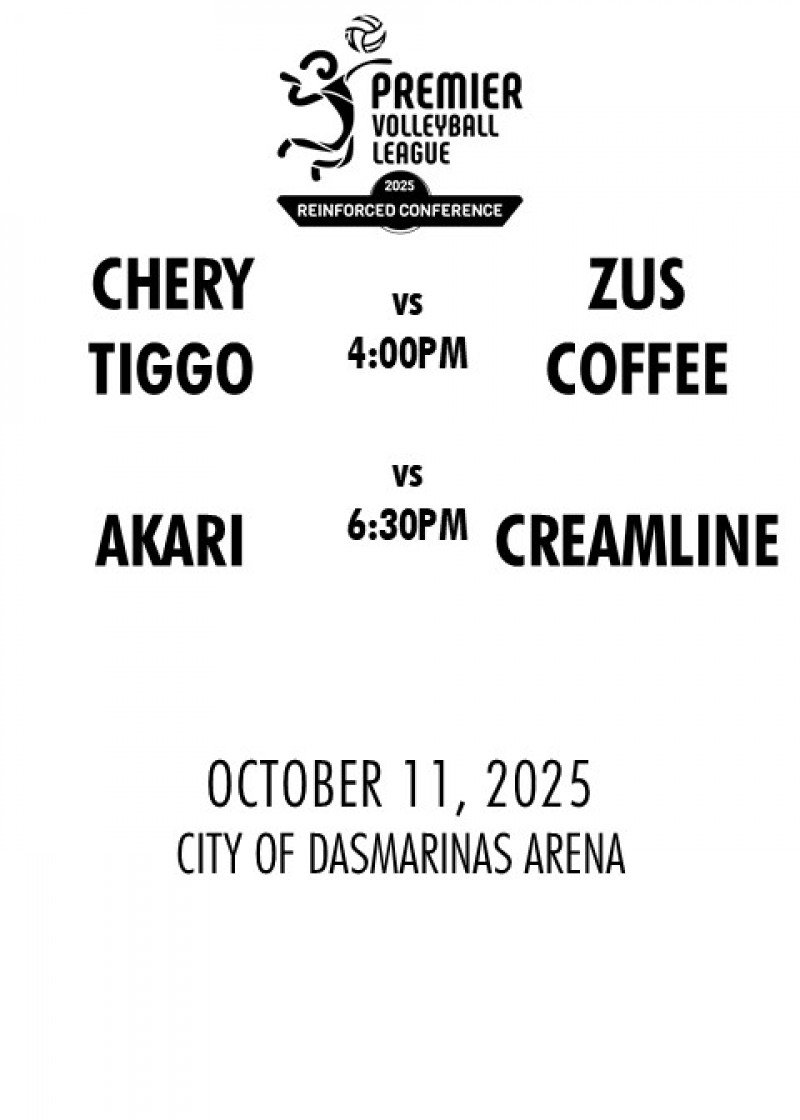 PVL REINFORCED CONFERENCE 2025: CHERY TIGGO CROSSOVERS vs ZUS COFFEE THUNDERBELLES | AKARI CHARGERS vs CREAMLINE COOL SMASHERS