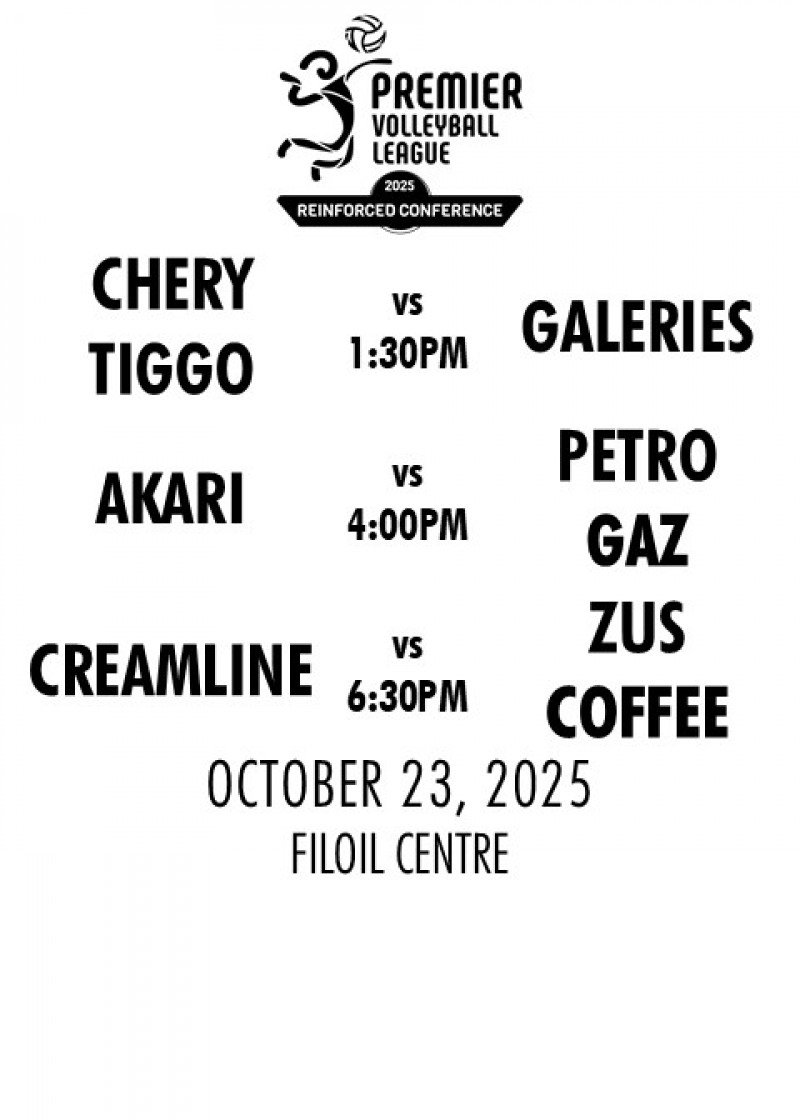 PVL REINFORCED CONFERENCE 2025: CHERY TIGGO CROSSOVERS vs GALERIES TOWER HIGHRISERS | AKARI CHARGERS vs PETRO GAZZ ANGELS | CREAMLINE COOL SMASHERS vs ZUS COFFEE THUNDERBELLES