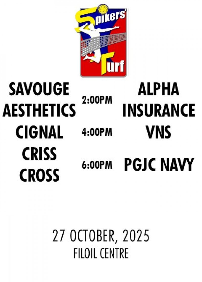 SAVOUGE AESTHETICS SPIN DOCTORS vs ALPHA INSURANCE PROTECTORS | CIGNAL SUPER SPIKERS vs VNS GRIFFINS | CRISS CROSS KING CRUNCHERS vs PGJC NAVY SEA LIONS