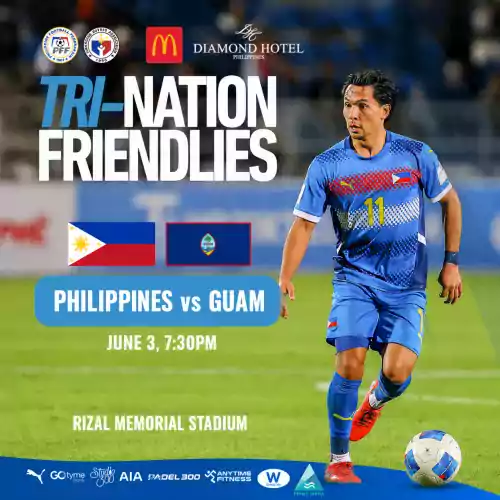 TRI-NATION FRIENDLIES: PHILIPPINES vs GUAM
