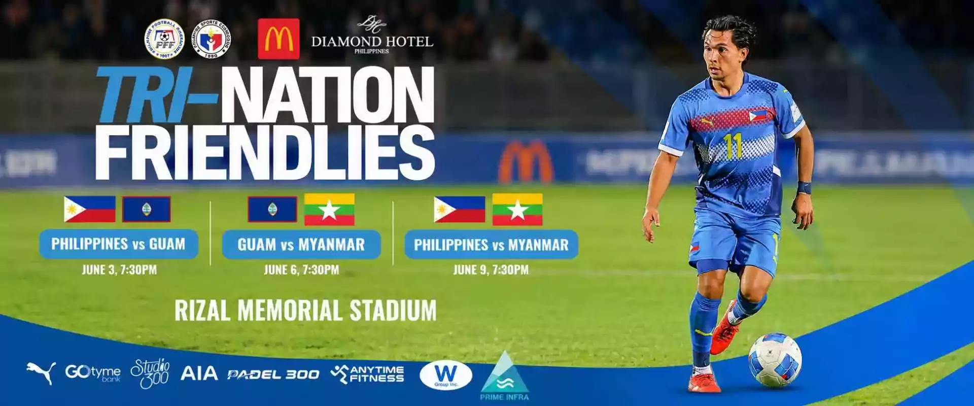 TRI-NATION FRIENDLIES: PHILIPPINES vs GUAM