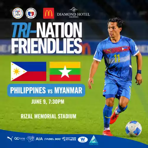 TRI-NATION FRIENDLIES: PHILIPPINES vs MYANMAR