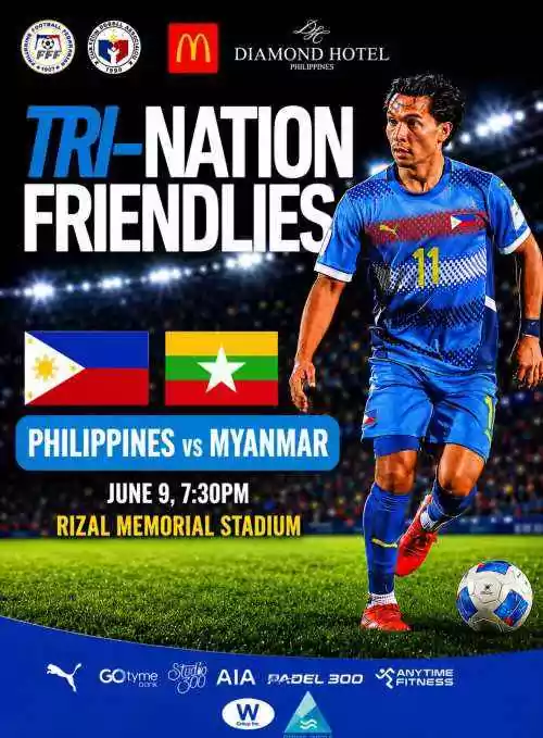 TRI-NATION FRIENDLIES: PHILIPPINES vs MYANMAR