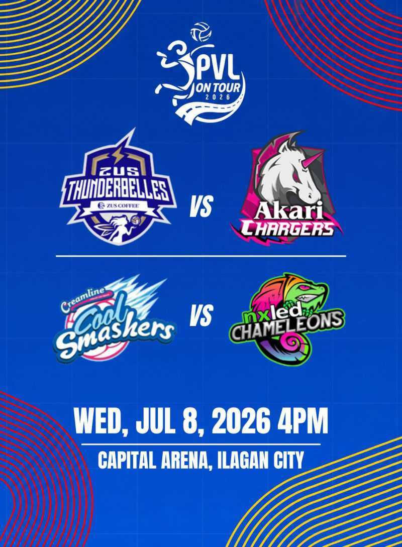 PVL ON TOUR 2026 IN ILAGAN: ZUS COFFEE v AKARI and CREAMLINE v NXLED