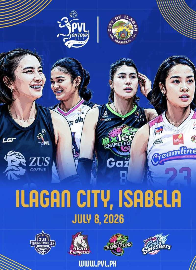PVL ON TOUR 2026 IN ILAGAN: ZUS COFFEE v AKARI and CREAMLINE v NXLED
