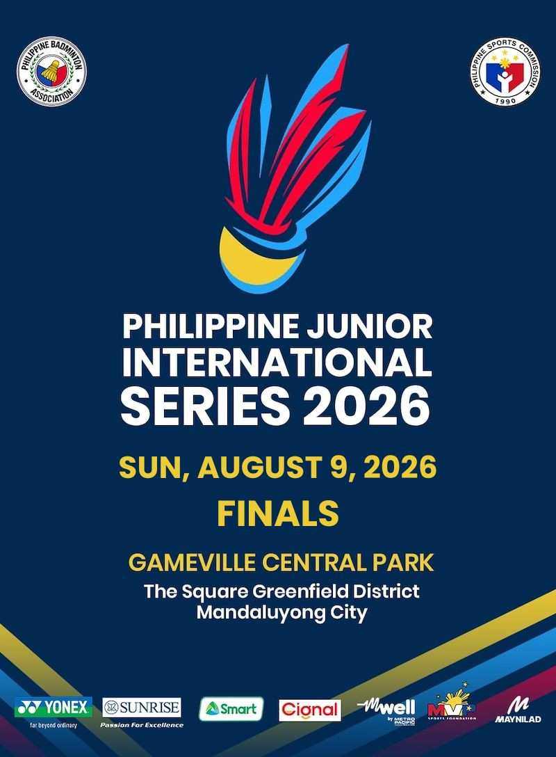PHILIPPINE JUNIOR INTERNATIONAL SERIES 2026 FINALS