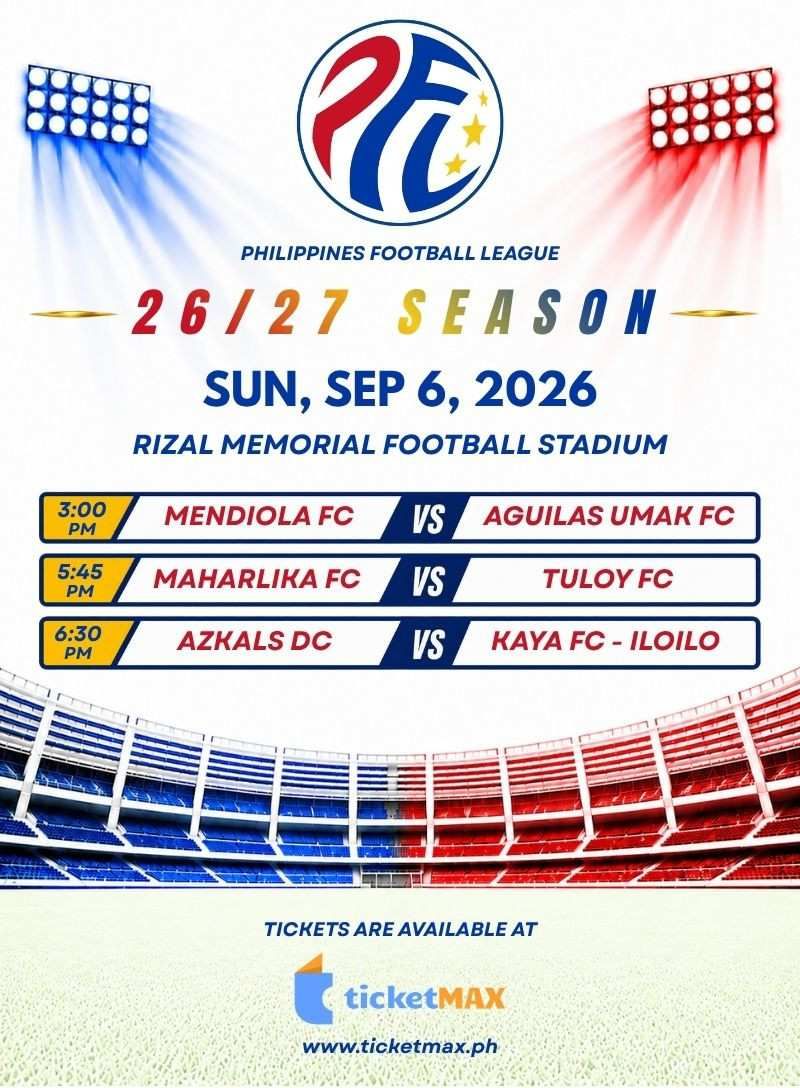 PFL 26/27: MENDIOLA FC vs AGUILAS UMAK FC, MAHARLICA FC vs TULOY FC, and AZKALS DEVELOPMENT CLUB vs KAYA FC - ILOILO