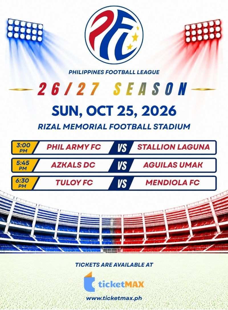 PFL 26/27: PHILIPPINE ARMY FC vs STALLION LAGUNA FC, AZKALS DEVELOPMENT CLUB vs AGUILAS UMAK FC ,TULOY FC vs MENDIOLA FC 1991