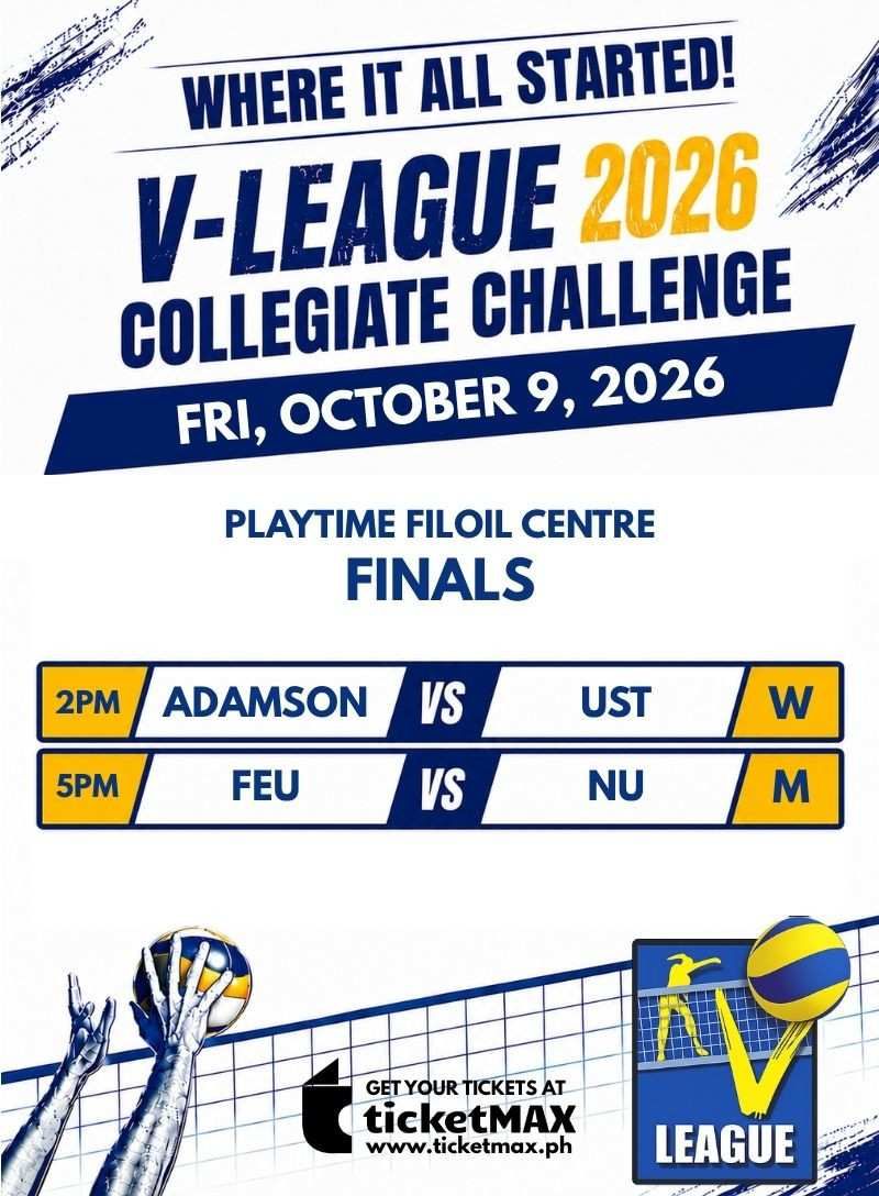 VLCC 2026 FINALS: ADAMSON vs UST (W) and FEU vs NU (M)